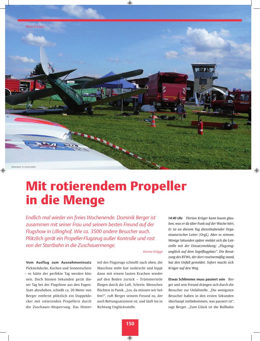 Vorschauseite 1: Mit rotierendem Propeller in die Menge