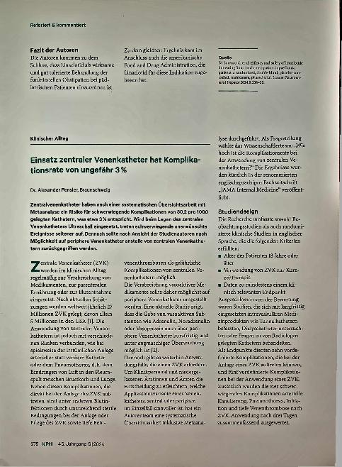 Vorschauseite 2: Wirksamkeit und Sicherheit von Linaclotid