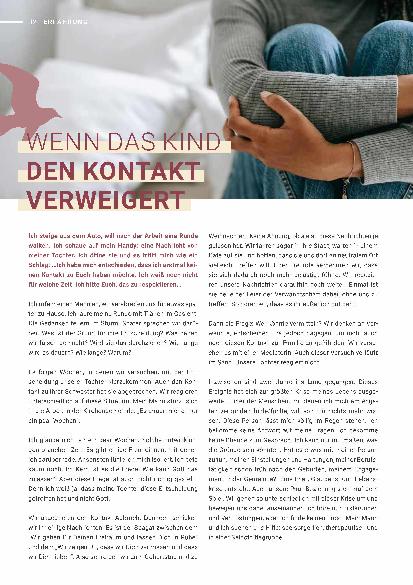 Vorschauseite 1: Wenn das Kind den Kontakt verweigert