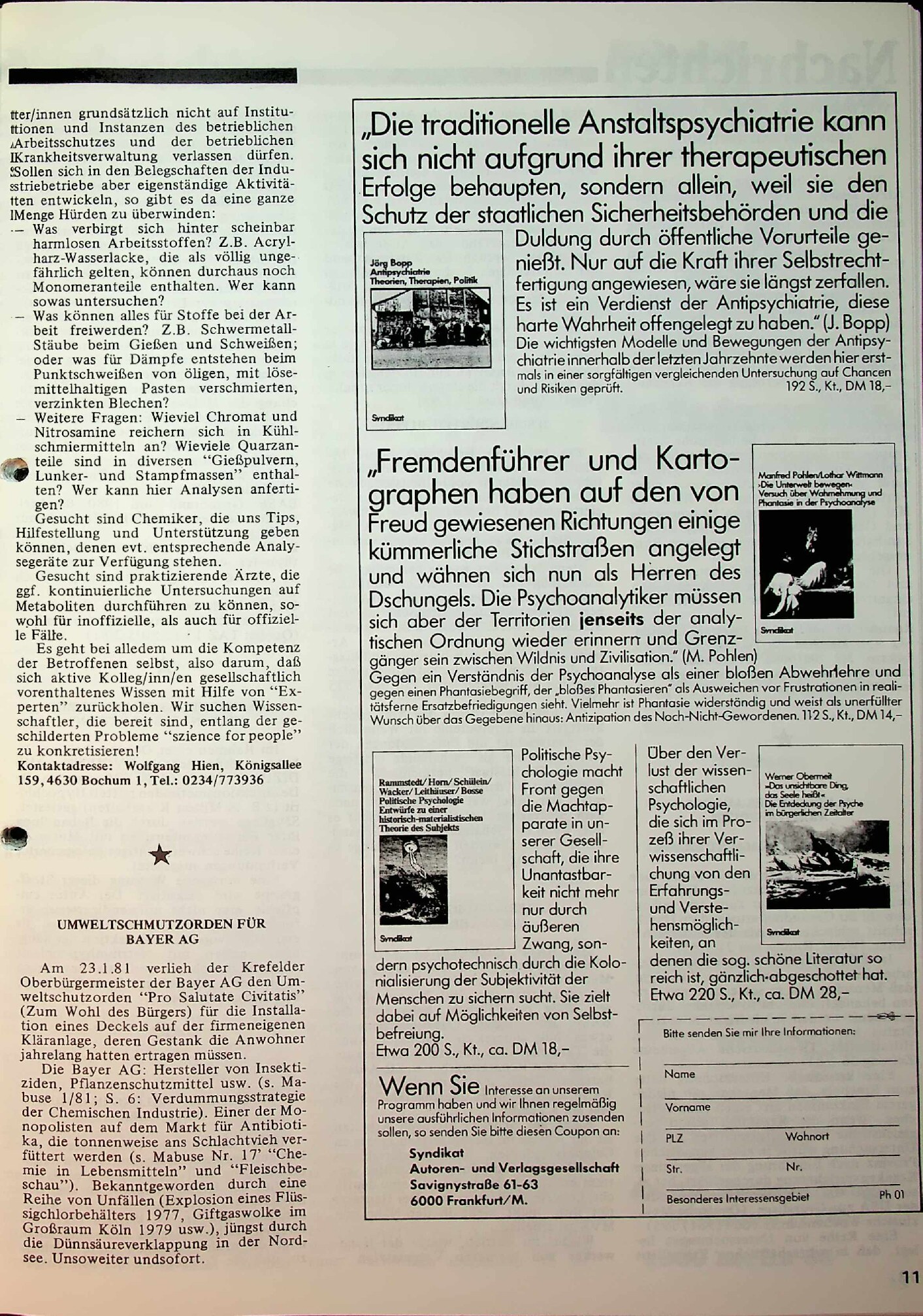 Vorschauseite 3: Nachrichten