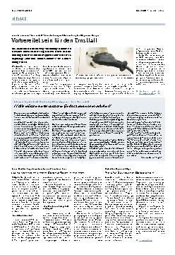 Vorschauseite 1: Vorbereitet sein für den Ernstfall