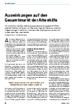Vorschauseite 1: Auswirkungen auf den Gesamtmarkt der Altenhilfe