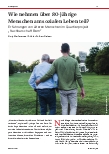 Vorschauseite 1: Wie nehmen über 80-jährige Menschen am sozialen Leben teil?