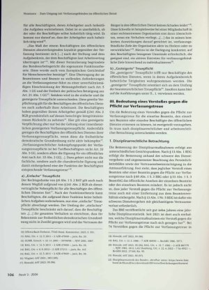 Vorschauseite 3: Zum Umgang mit Verfassungsfeinden im öffentlichen Dienst