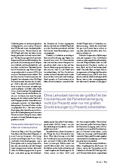 Vorschauseite 2: Zeitarbeit Vom Feuerlöscher zum Millionenposten