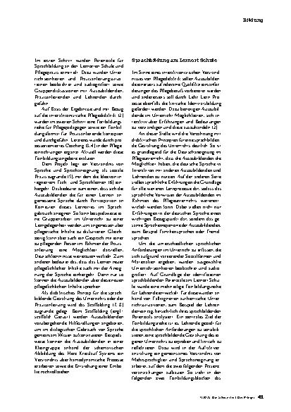 Vorschauseite 2: Sprachbildung als gemeinsame Aufgabe