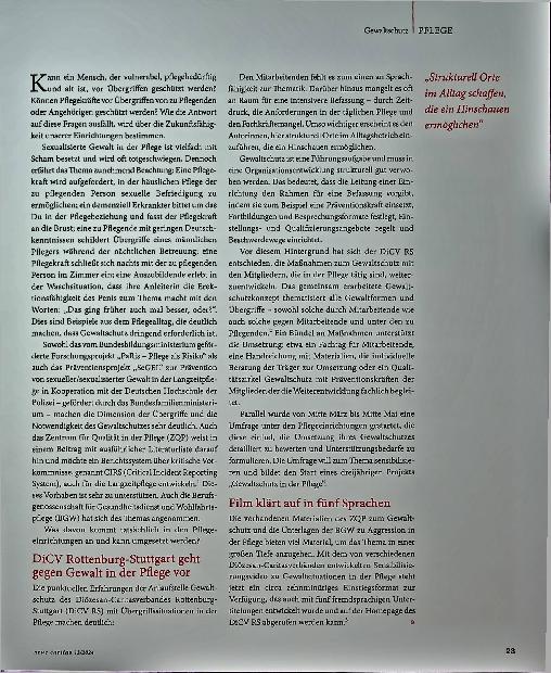 Vorschauseite 2: Corrected: Gewalt kennt kein Alter.