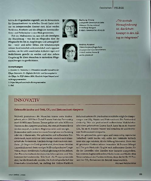 Vorschauseite 4: Corrected: Gewalt kennt kein Alter.