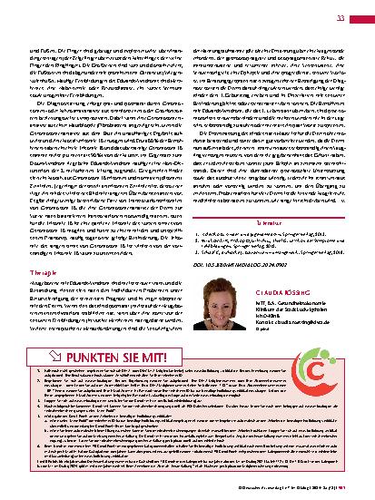 Vorschauseite 2: Das Edwards-Syndrom (Trisomie 18) ist eine genetisch bedingte Erkrankung mit kardialer Symptomatik.