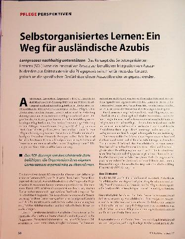 Vorschauseite 1: Selbstorganisiertes Lernen: Ein Weg für ausländische Azubis