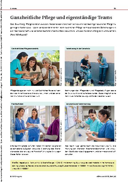 Vorschauseite 1: Ganzheitliche Pflege und eigenständige Teams
