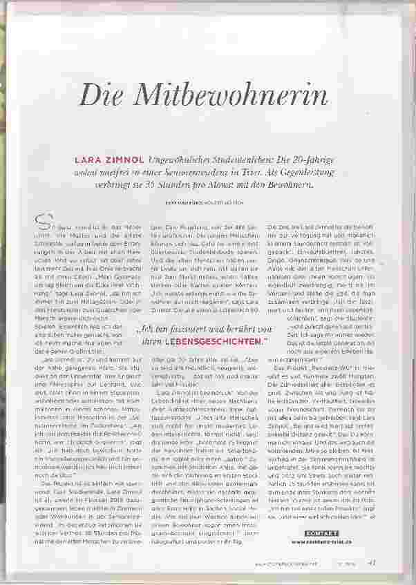 Vorschauseite 2: Die Mitbewohnerin