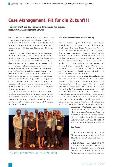 Vorschauseite 1: Case Management: Fit für die Zukunft