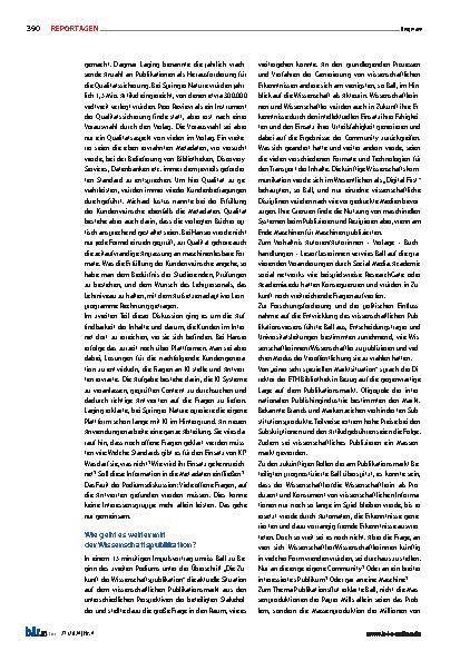 Vorschauseite 2: Qualitätssicherung und Massenproduktion – Probleme der Wissenskommunikation