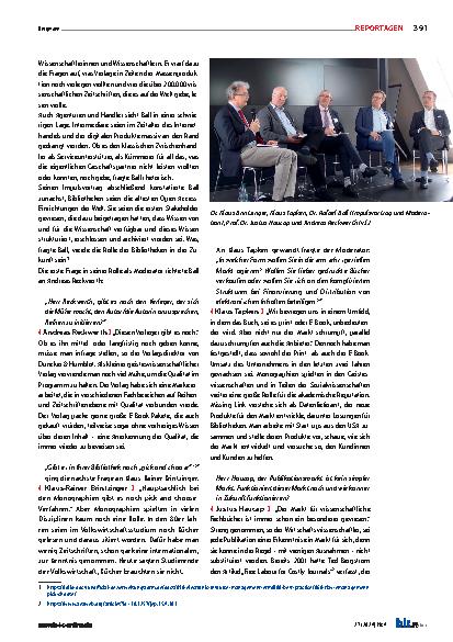 Vorschauseite 3: Qualitätssicherung und Massenproduktion – Probleme der Wissenskommunikation