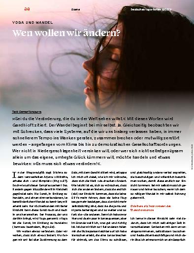Vorschauseite 1: Wen wollen wir ändern?