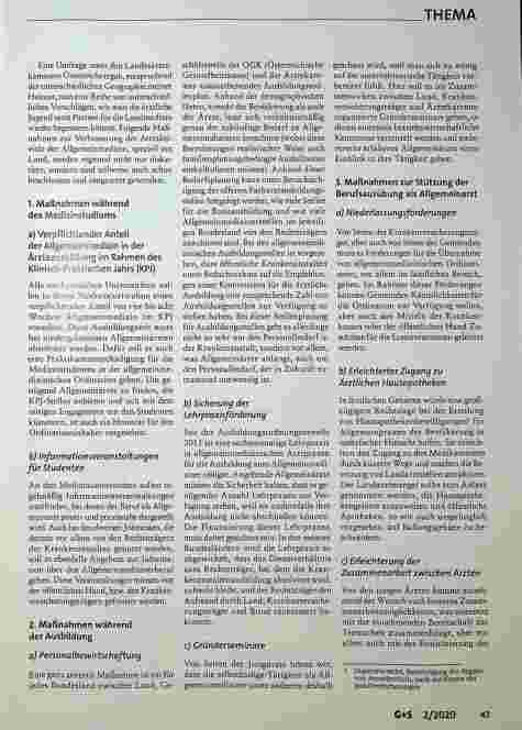 Vorschauseite 3: Konzepte gegen den Ärztemangel in Österreich