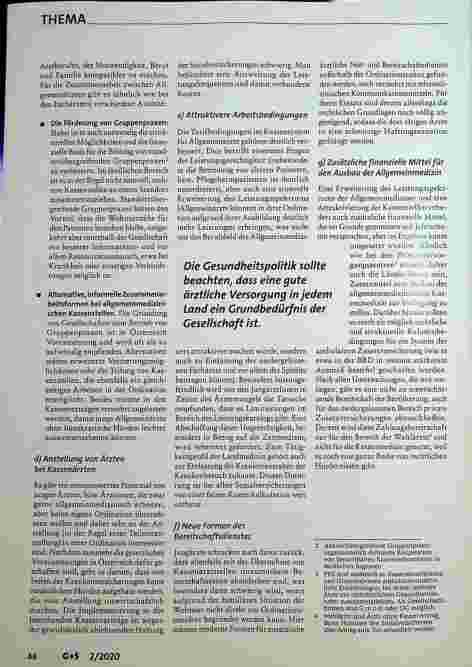 Vorschauseite 4: Konzepte gegen den Ärztemangel in Österreich