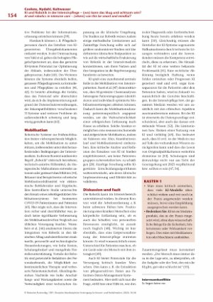 Vorschauseite 3: KI und Robotik in der Intensivpflege – (wo) kann das klug und achtsam sein?