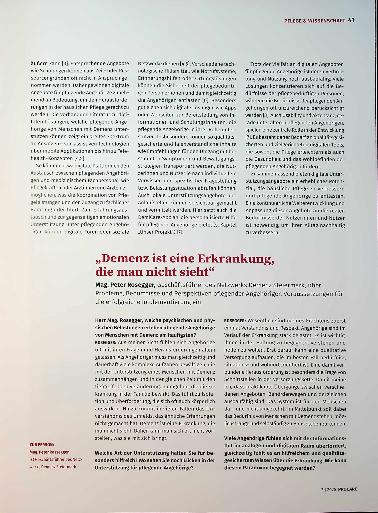 Vorschauseite 2: Pflege der Zukunft Digitale Unterstützung für die informelle Pflege von Menschen mit Demenz