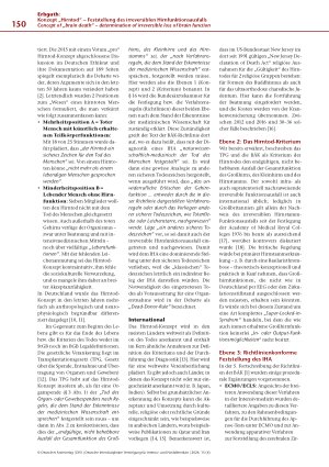 Vorschauseite 3: Konzept „Hirntod“ – Feststellung des irreversiblen Hirnfunktionsausfalls Intensivmedizin und Organspende: ein Update