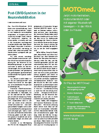 Vorschauseite 1: Post-COVID-Syndrom in der Neurorehabilitation