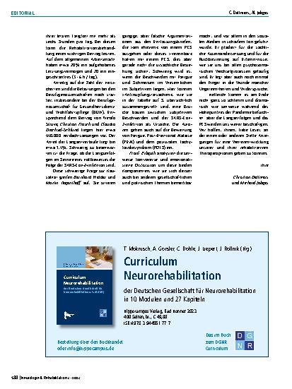 Vorschauseite 2: Post-COVID-Syndrom in der Neurorehabilitation