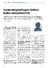Vorschauseite 1: Vernetzungsanfragen bleiben bisher unbeantwortet.
