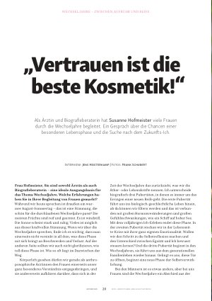 Vorschauseite 1: „Vertrauen ist die beste Kosmetik! “