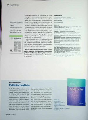Vorschauseite 3: Palliativpflege im Wandel Ein Blickaufpalliativpflegerische Herausforderungen
