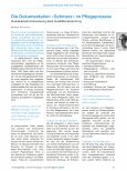 Vorschauseite 1: Die Dokumentation "Schmerz" im Pflegeprozess. Praxisbasierte Entwicklung dank Qualitätsüberprüfung.