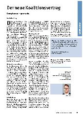 Vorschauseite 1: Der neue Koalitionsvertrag: Compliance – quo vadis?