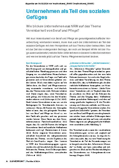 Vorschauseite 1: Unternehmen als Teil des sozialen Gefüges