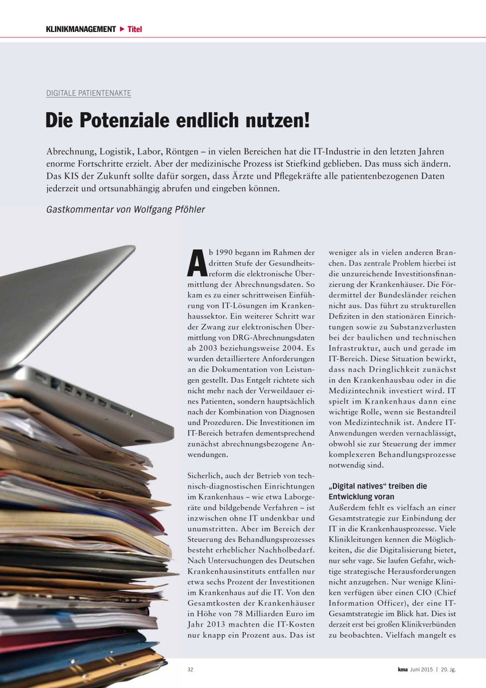 Vorschauseite 1: Die Potenziale endlich nutzen!