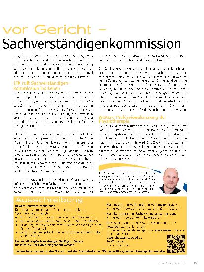 Vorschauseite 2: Die richtige Expertise vor Gericht – IFK gründet eine Sachverständigenkommission