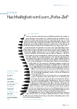 Vorschauseite 2: Nachhaltigkeit wird zum „Reha-Ziel“.
