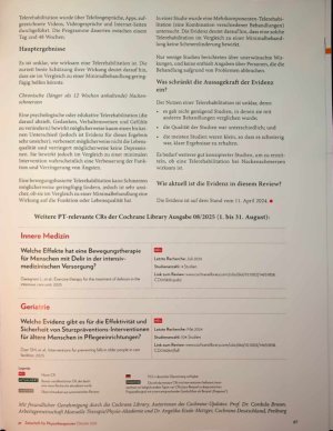 Vorschauseite 2: Cochrane-Update 10 2025