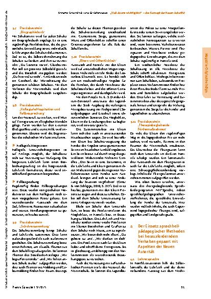 Vorschauseite 4: "Weil du uns wichtig bist" – das Konzept der Neuen Autorität