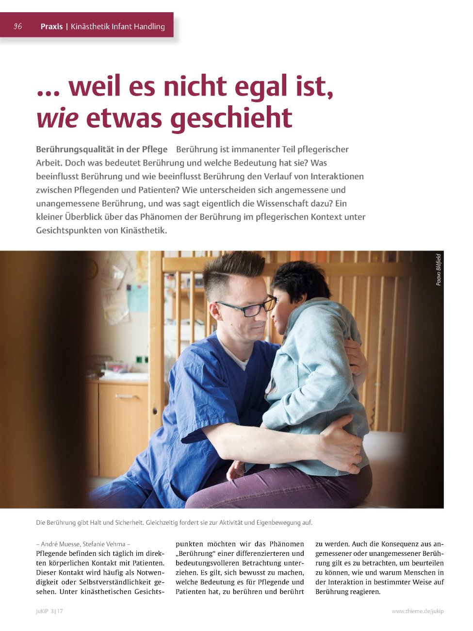 Vorschauseite 1: ? weil es nicht egal ist, wie etwas geschieht