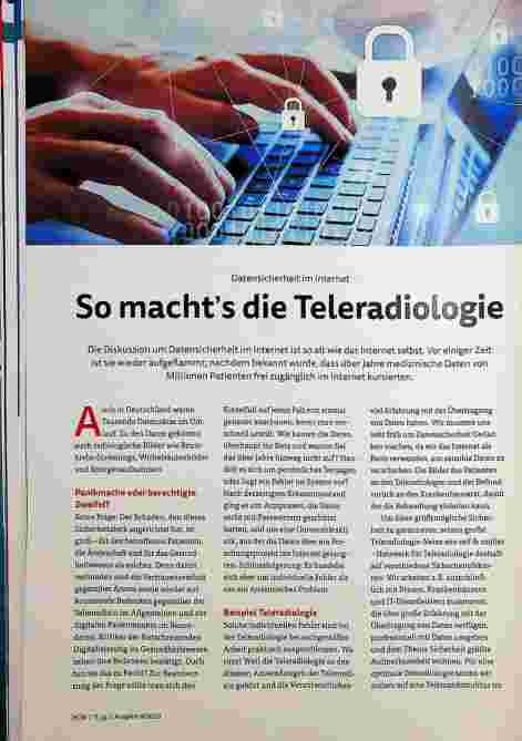 Vorschauseite 1: Datensicherheit im Internet So macht’s die Teledatentechnologie