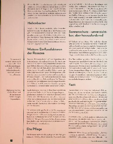 Vorschauseite 4: Angriff auf die Visitenkarte So hängen Rosazea und SIBO zusammen