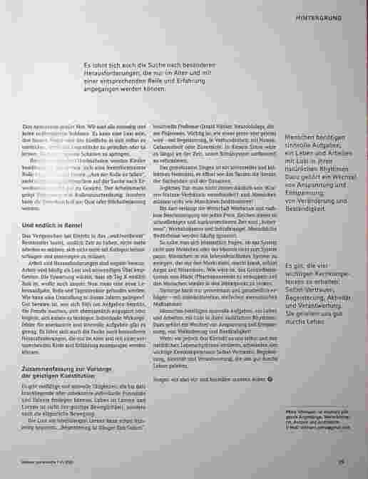 Vorschauseite 6: Vorsorge: Welche Vorsorge ist die richtige - zumal bei Demenz?