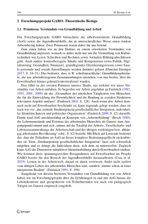 Vorschauseite 6: Habitus und Passungsverhältnisse von Teilnehmenden und pädagogisch Tätigen in der arbeitsorientierten Grundbildung