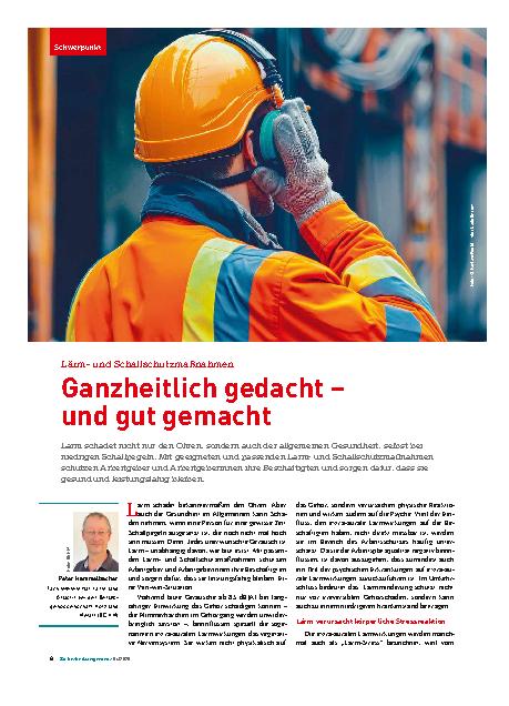 Vorschauseite 1: Lärmund Schallschutzmaßnahmen Ganzheitlich gedacht – und gut gemacht