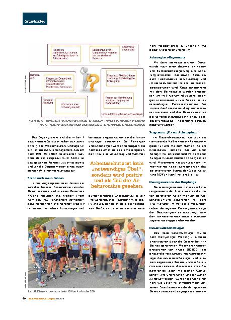 Vorschauseite 2: Aufbau eines Arbeitsschutzkonzepts bei BioChem – Teil 2 Praxistest bestanden