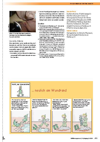 Vorschauseite 4: Obsolete und nicht geeignete Versorgungsoptionen und Methoden in der Behandlung von Menschen mit chronischen Wunden