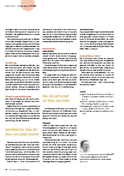 Vorschauseite 5: Lebenselixier Atem
