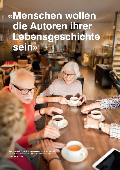 Vorschauseite 1: "Menschen wollen die Autoren ihres Lebens sein."