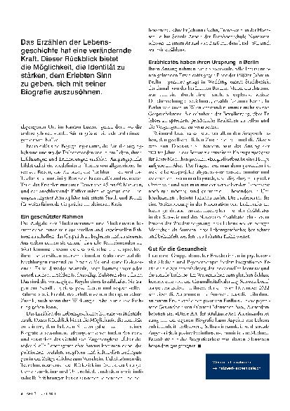 Vorschauseite 3: "Menschen wollen die Autoren ihres Lebens sein."