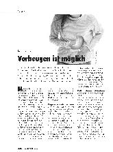 Vorschauseite 1: Magenkrebs vorbeugen ist möglich.